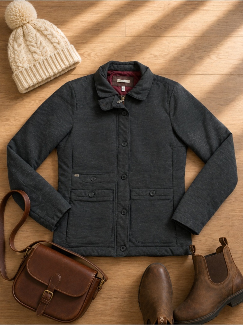 Horny Toad Flatiron Quilted Utility Jacket Outdoor Travel Gorpcore Granola Hike